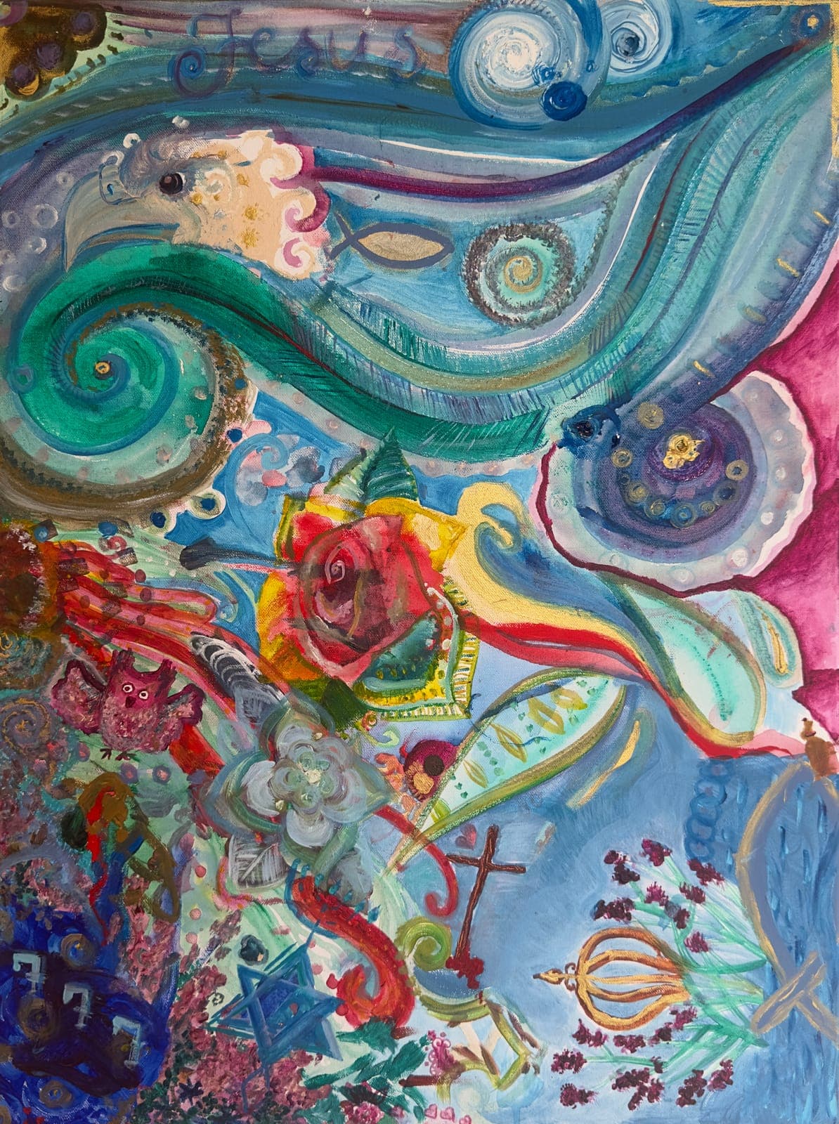 Jesus Collab — originalt kunstverk av Paasche